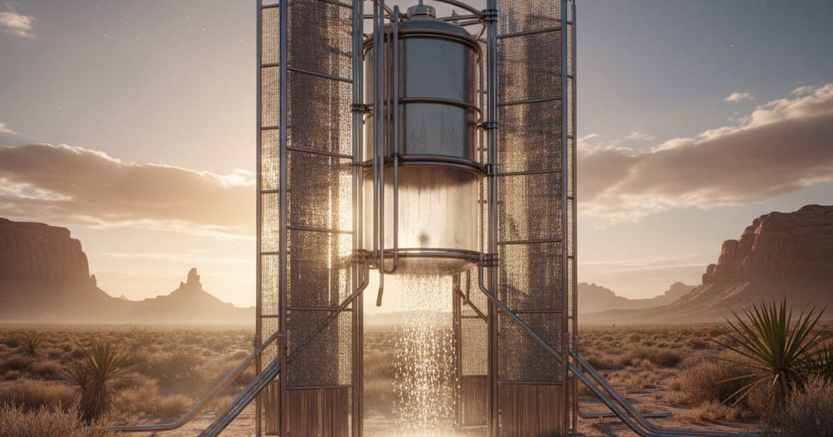 Un hidrogel solar extrae agua potable del aire incluso con baja humedad