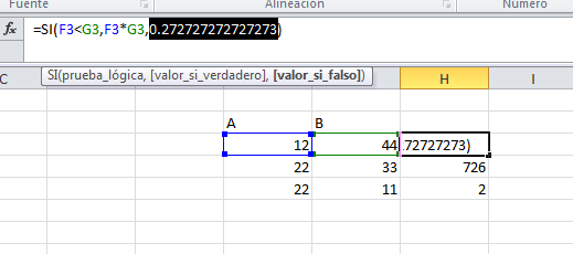 Evaluar Fórmulas por Partes en Excel