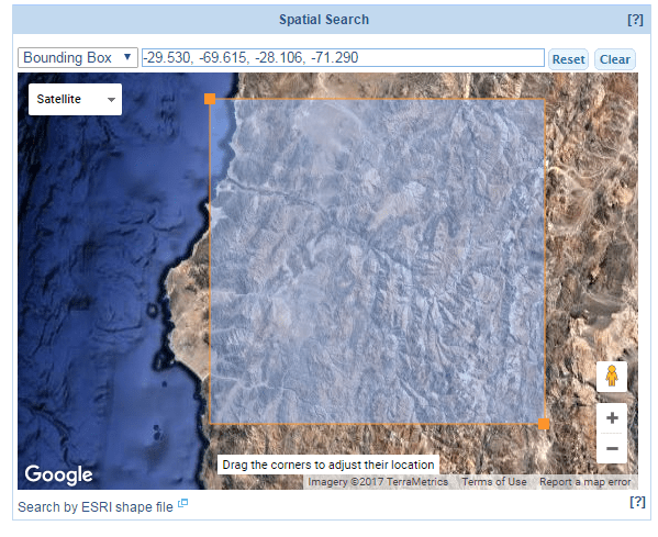 Descargar Imágenes Satelitales ASTER desde Reverb