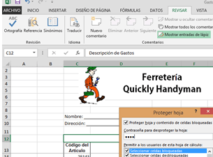 Como inmovilizar filas y columnas en Excel