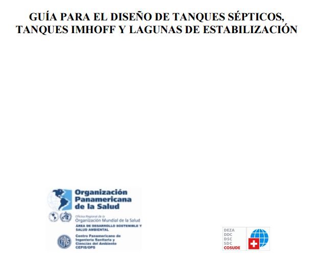 Guía para el diseño de tanques sépticos y lagunas de estabilización