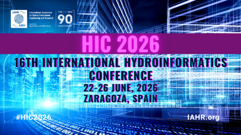 HIC 2026: La mayor conferencia mundial de Hidroinformática llega a Zaragoza en junio