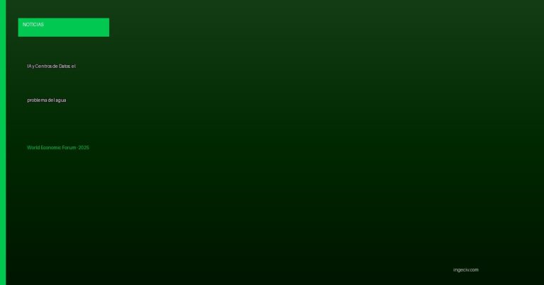 La industria de la IA consume millones de litros de agua: el dilema ambiental de los centros de datos